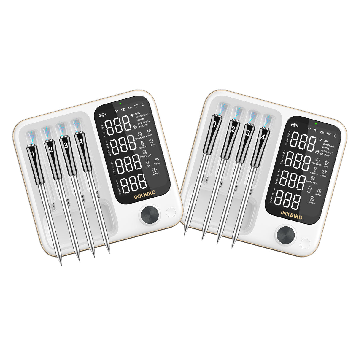 WiFi & Bluetooth Meat Thermometer INT-14-BW