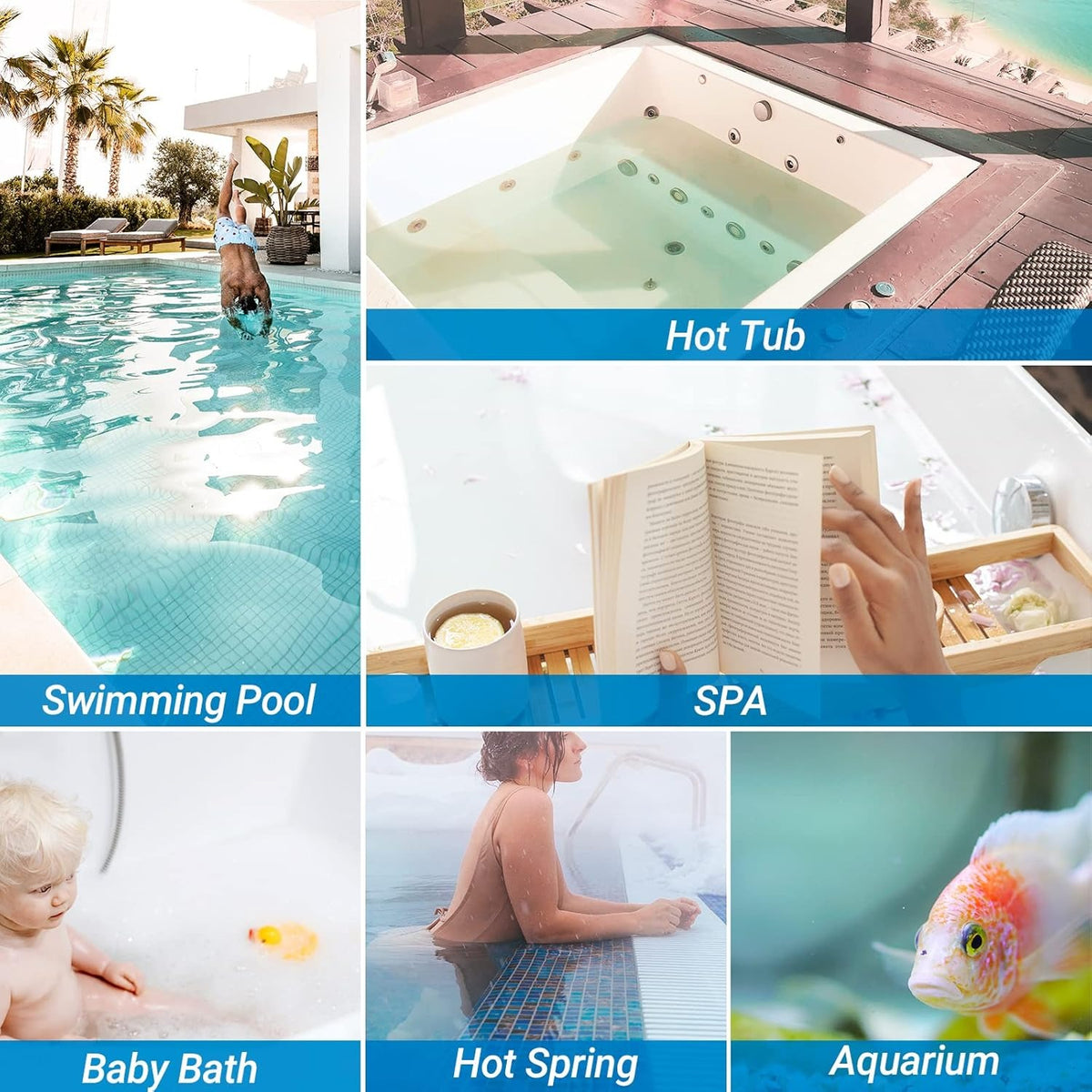 2 Wireless Pool Thermometer IBS-P01R with Wireless Receiver IBS-P01R-O Set
