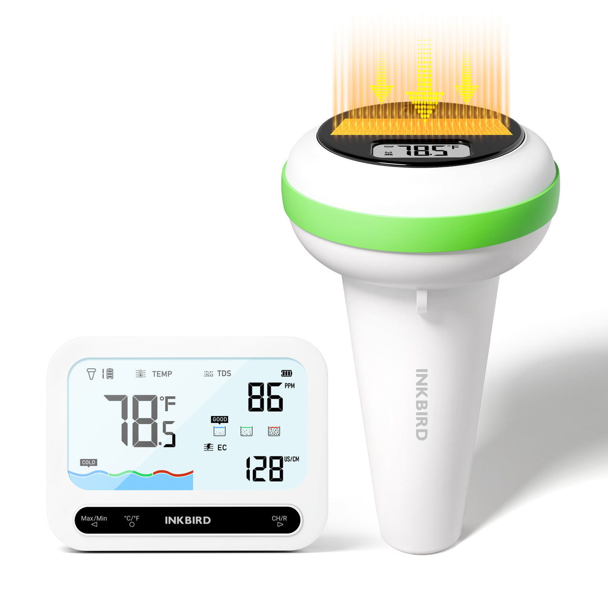 IBS-P04R Pool Thermometer Water Quality Tester