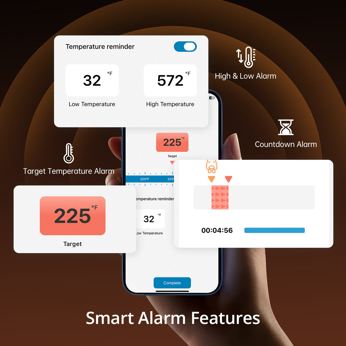 ISC-028-BW App Smart Alarms