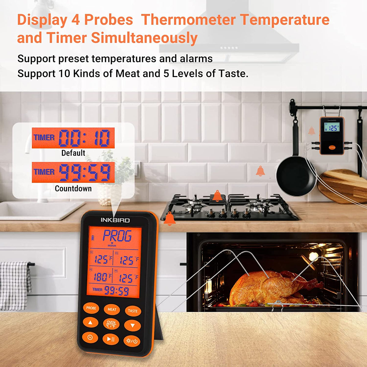Remote BBQ Thermometer IRF - 4S - INKBIRD