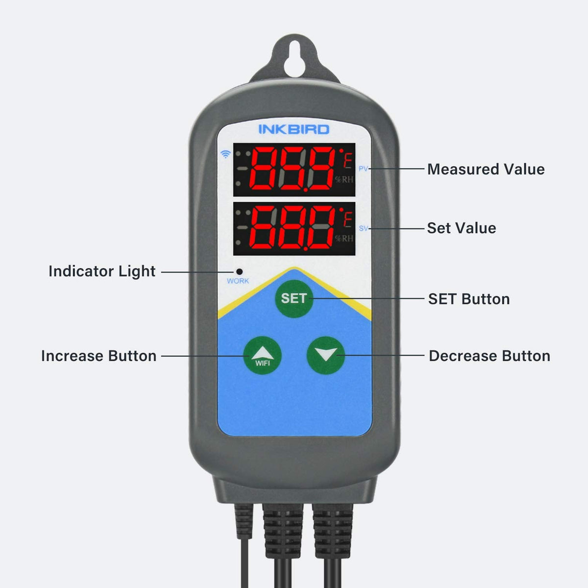 Wi - Fi Temperature Controller ITC - 306T - WIFI - INKBIRD