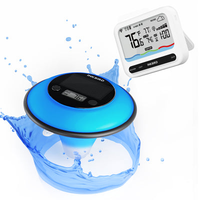 Thermomètre solaire pour piscine IBS-P05R avec lumière ambiante