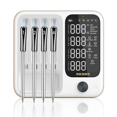 Termómetro de Carne WiFi e Bluetooth INT-14-BW