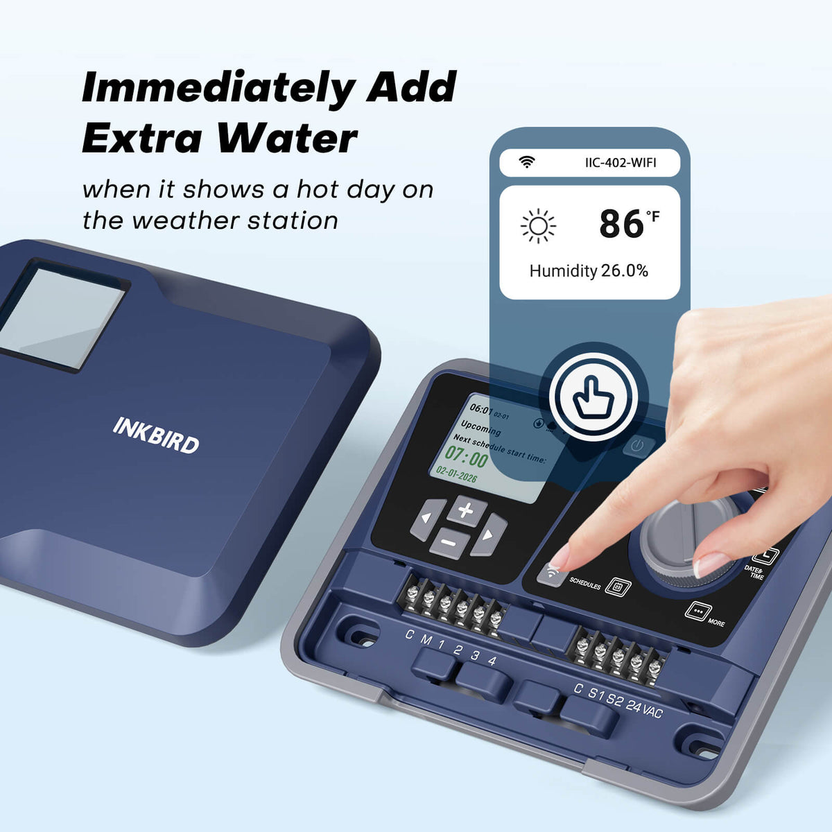 Indoor Sprinkler Controller Plus Series - 4 / 6 / 8 Zone