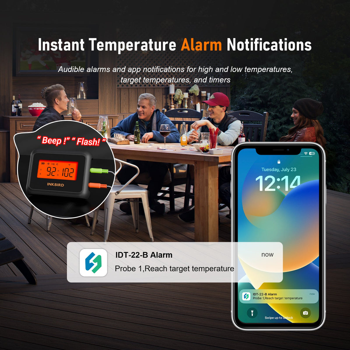 Bluetooth BBQ Thermometer IDT - 22 - B - INKBIRD