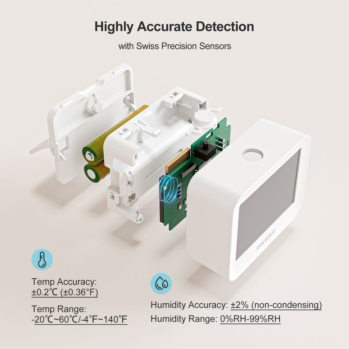 Bluetooth Hygrometer Thermometer ITH - 13 - B - INKBIRD