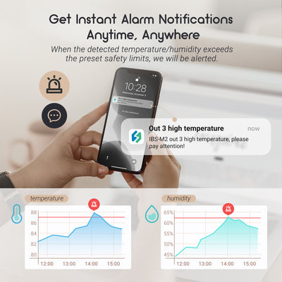 IBS-TH2 IBS-M2 Instant Alarms and Notifications