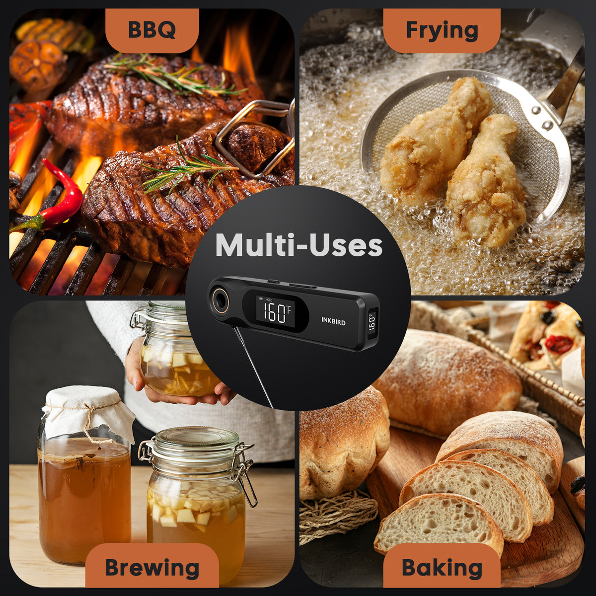 IHT-51K Instant Read Food Thermometer Applications