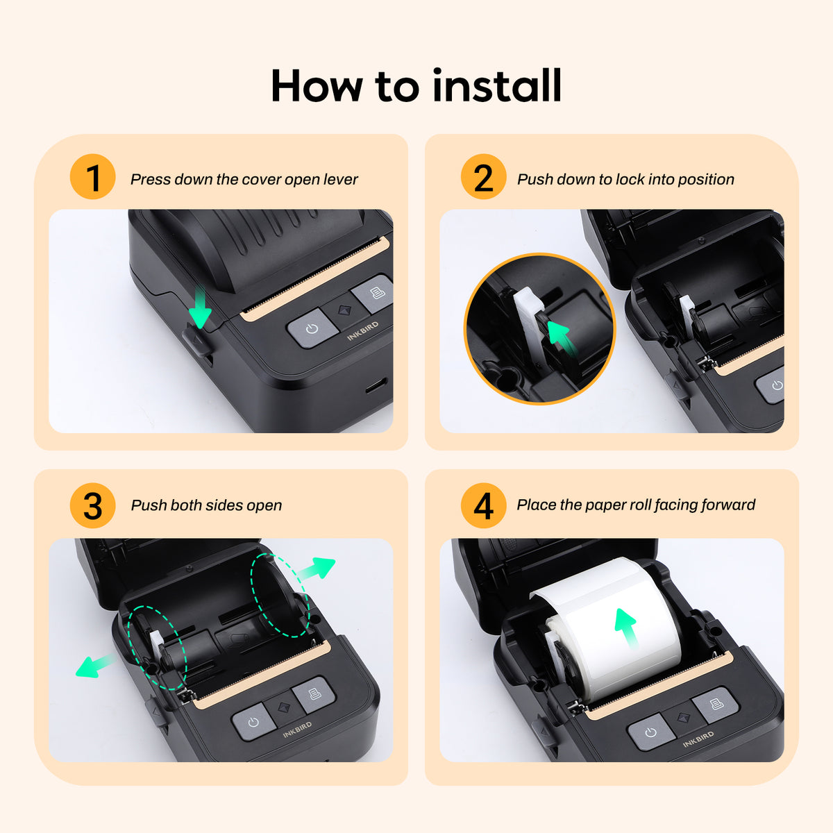 N20 Portable Label Printer Installation Instruction