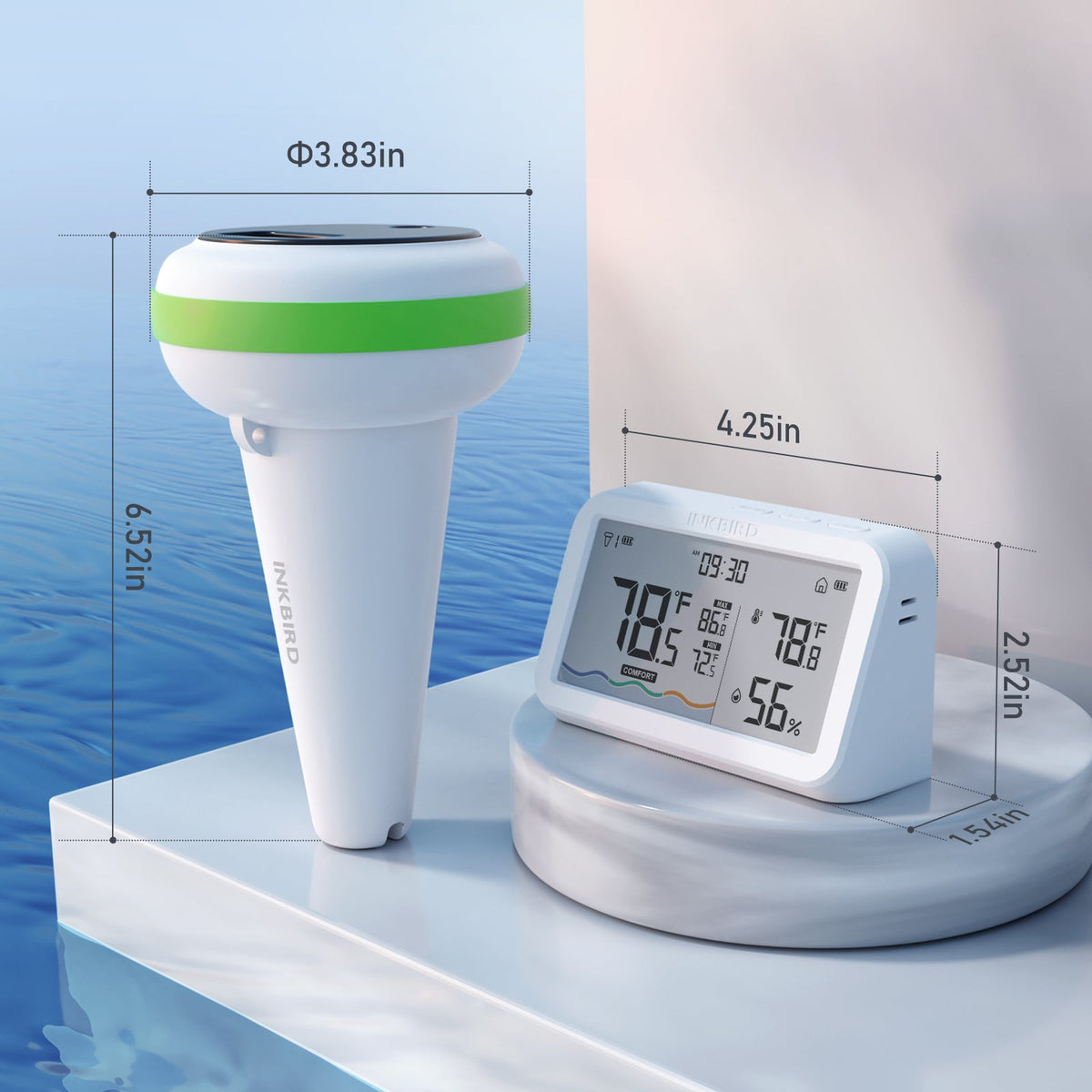 Remote Pool Thermometer Set IBS - P03R - INKBIRD