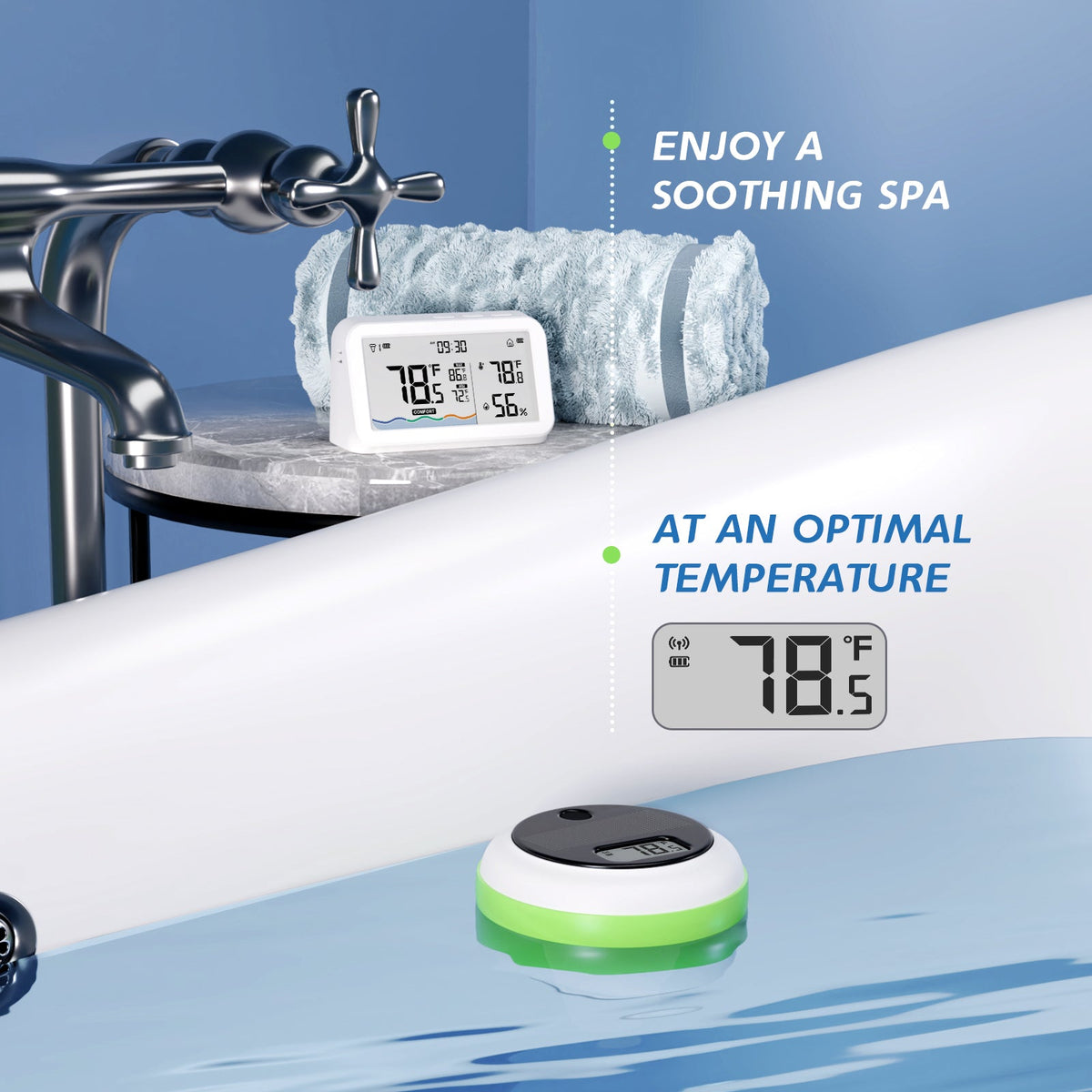 Remote Pool Thermometer Set IBS - P03R - INKBIRD