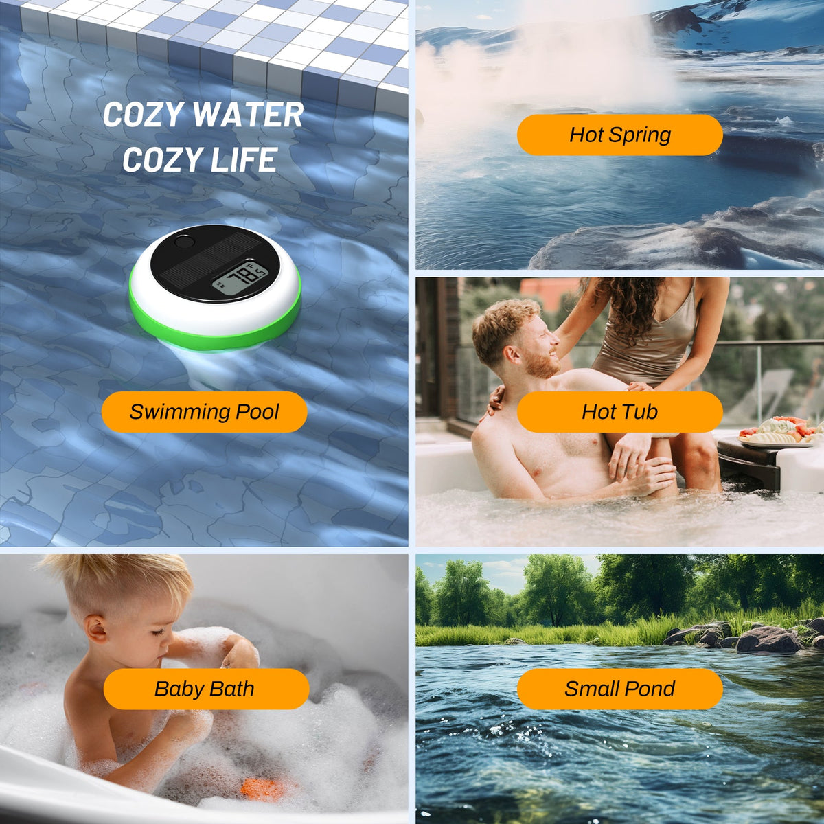 WiFi Pool Thermometer Set IBS - P03R+IM - 03 - W - INKBIRD