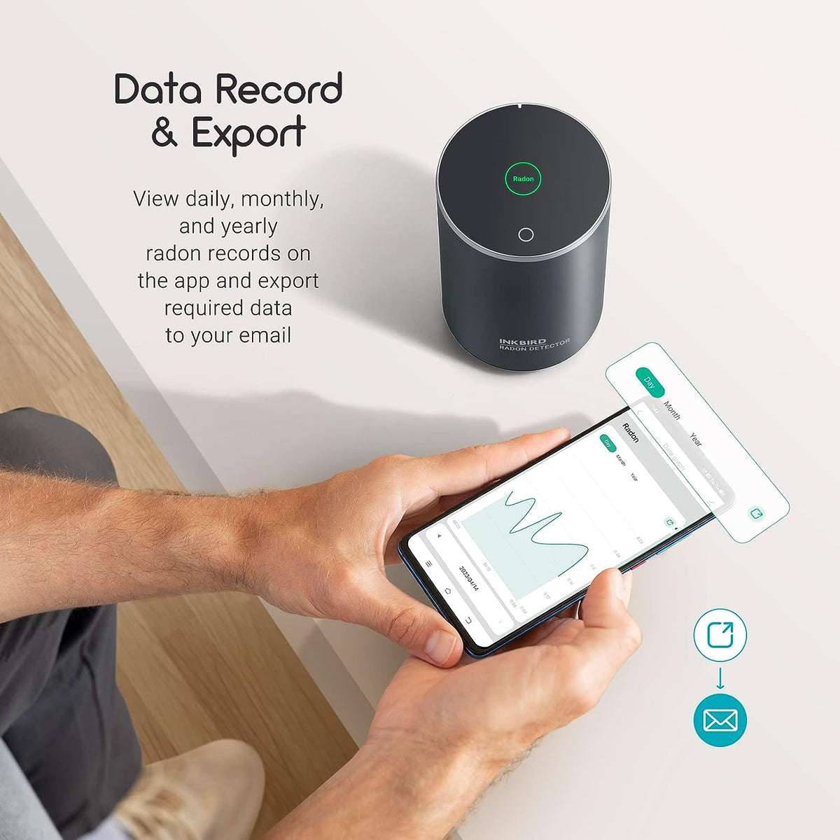 Wireless Radon Detector INK - RD2 - INKBIRD