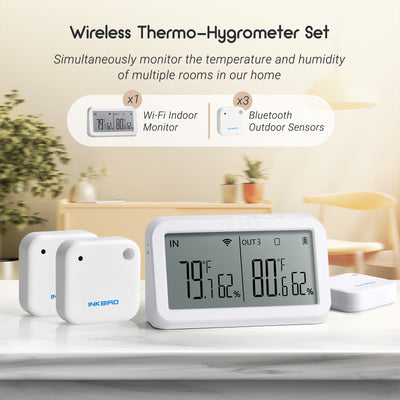 Wireless Thermo-Hygrometer Set IBS-TH2 IBS-M2