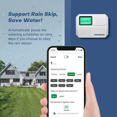 8 - Zone Sprinkler Controller IIC - 800 - WIFI - INKBIRD
