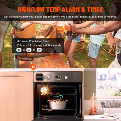 Bluetooth BBQ Thermometer IBT - 24S - INKBIRD