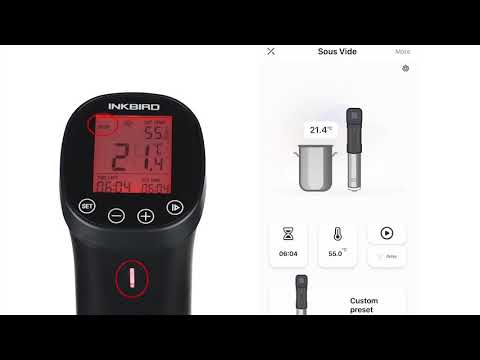 Inkbird ISV-200W Sous Vide Cooker Video