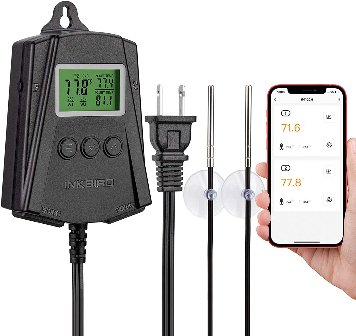 Temperature Controller IPT - 2CH - INKBIRD